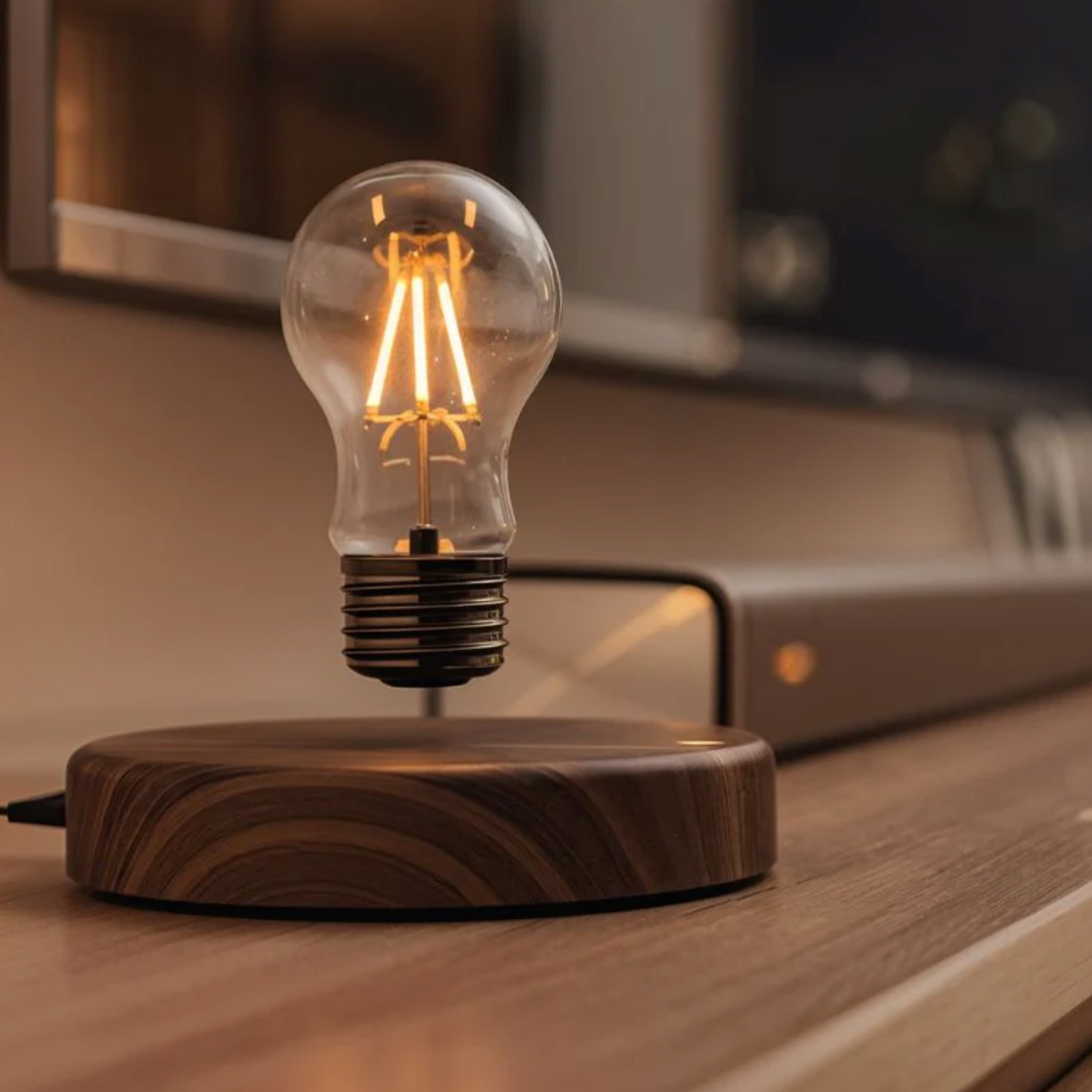 Levitating Lightbulb Lamp