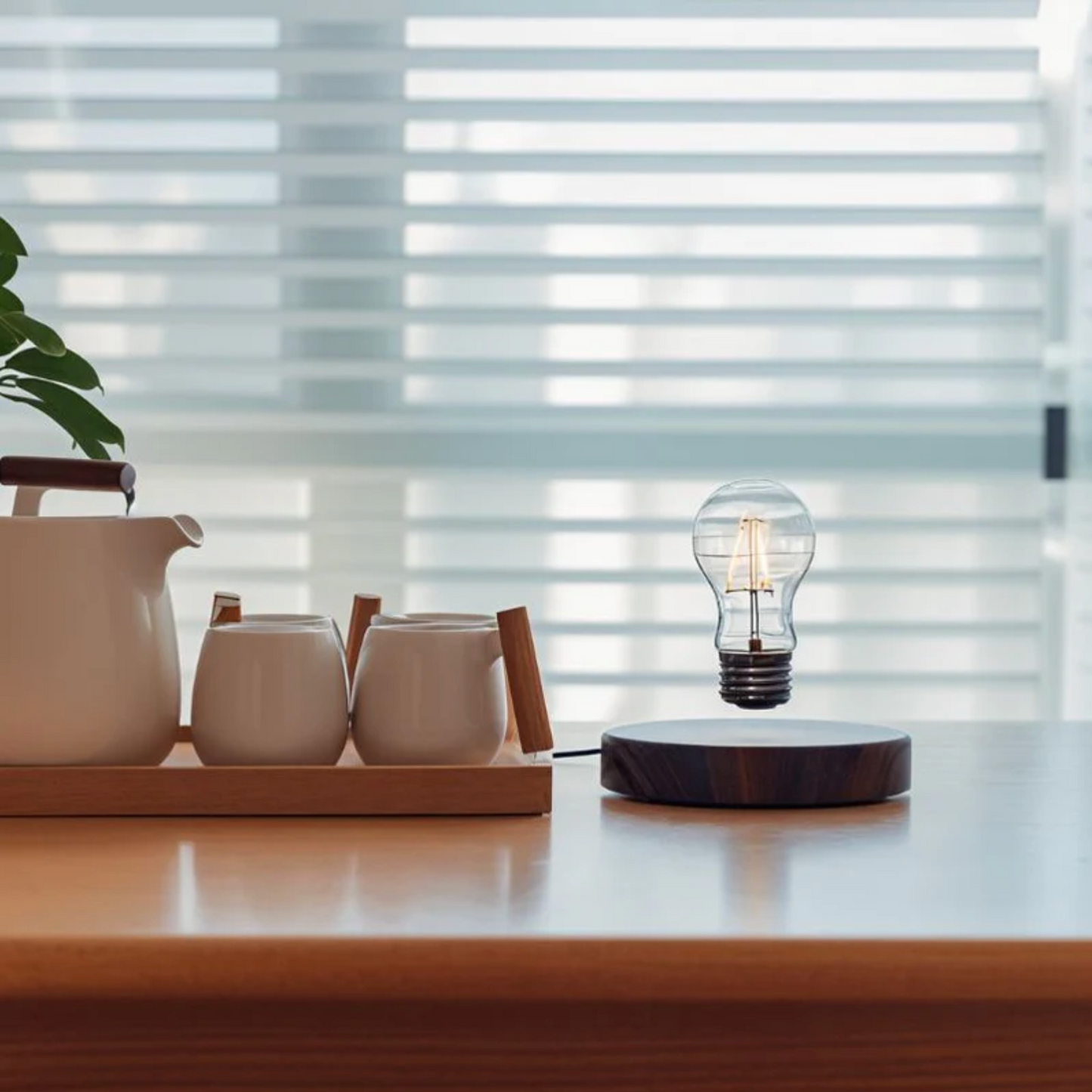 Levitating Lightbulb Lamp